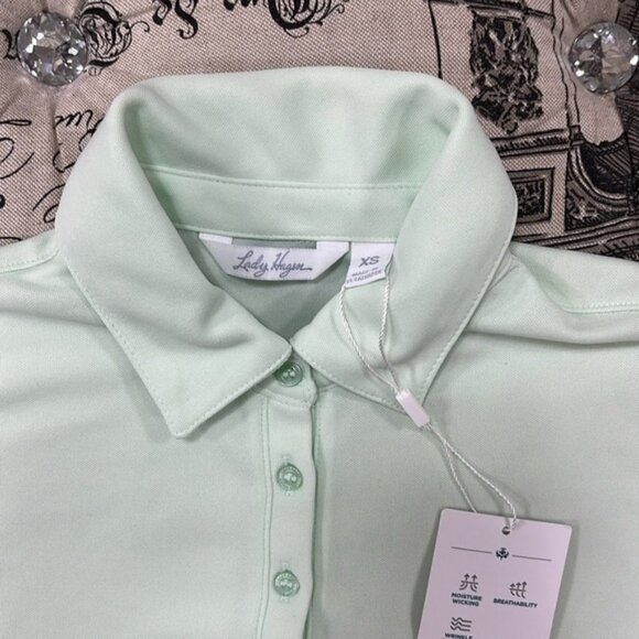 Lady Hagen Women's Clubhouse Short Sleeve Classic Polo - Picture 6 of 14